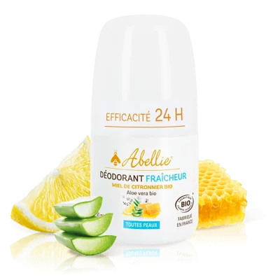 Рол-он дезодорант с Био пчелен мед, лимон и алое вера, 50 ml