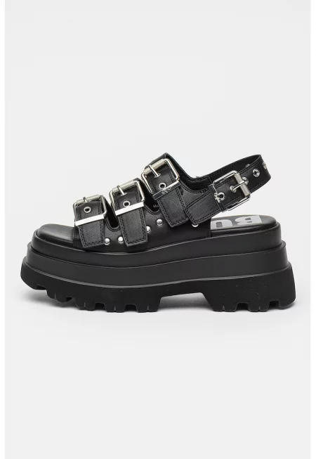 Сандали Jupiter Athena от еко кожа - Черен