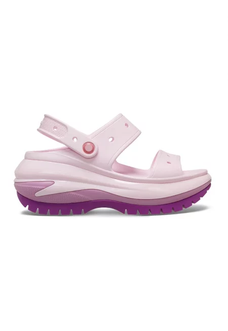 Сандали Mega Crush с отворена пета - Лилав/Бледо розово