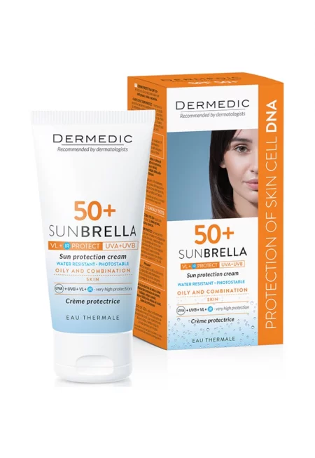 Слънцезащитен крем SPF 50+ Sunbrella  За смесена и мазна кожа - 50 мл