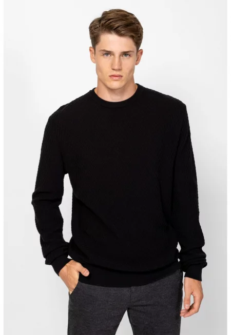 Слим пуловер