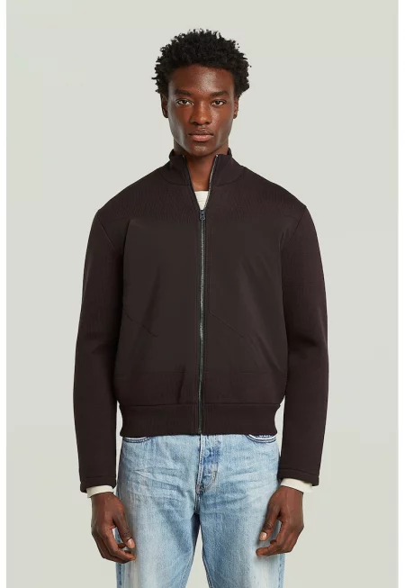 Слим суитшърт - Тъмнокафяв