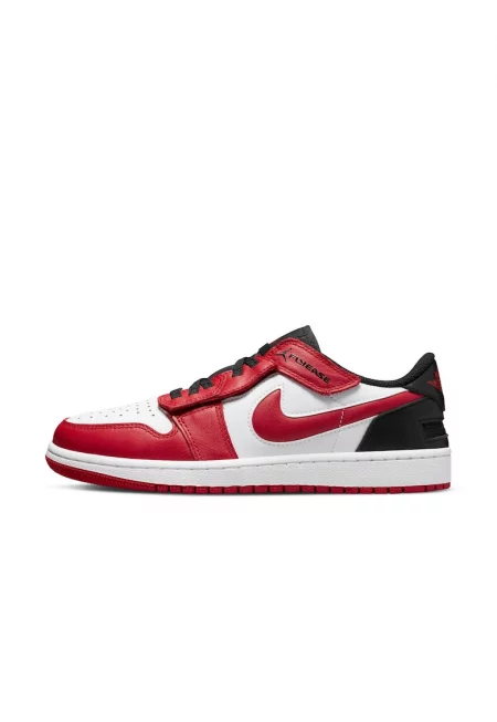 Спортни обувки -  Air Jordan 1 Low Flyease Gym Red - Естествена кожа