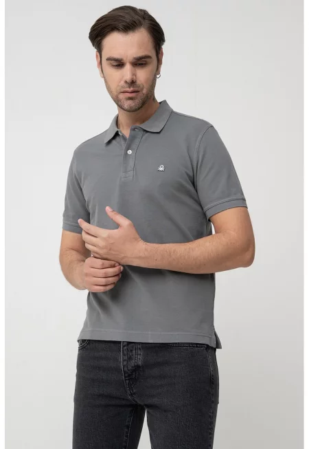 Стандартна тениска от пике с яка