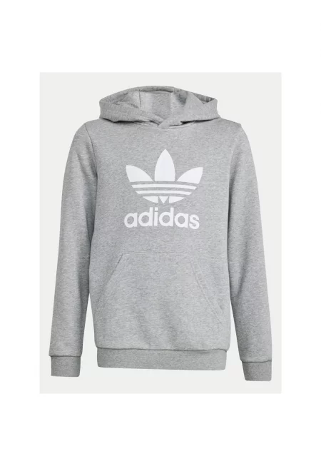 Суичър с предно лого и кенгуру джоб