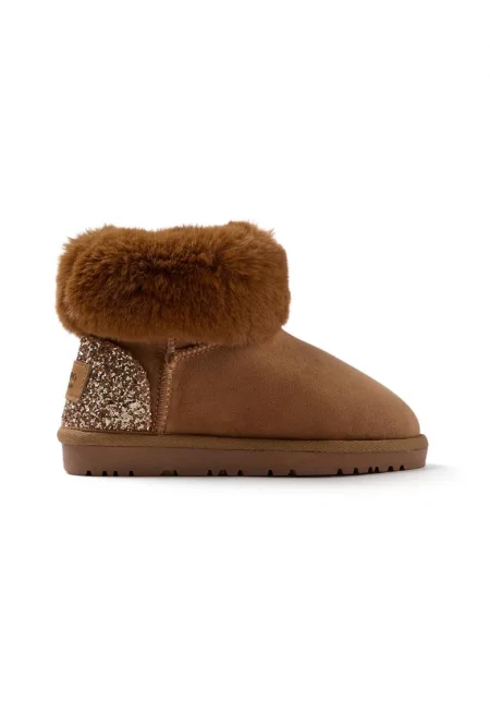 Текстилни боти Australian с брокат