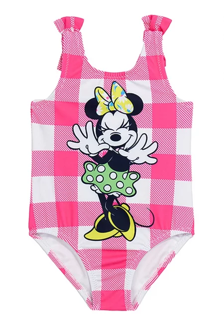 Цял бански с принт на Minnie Mouse