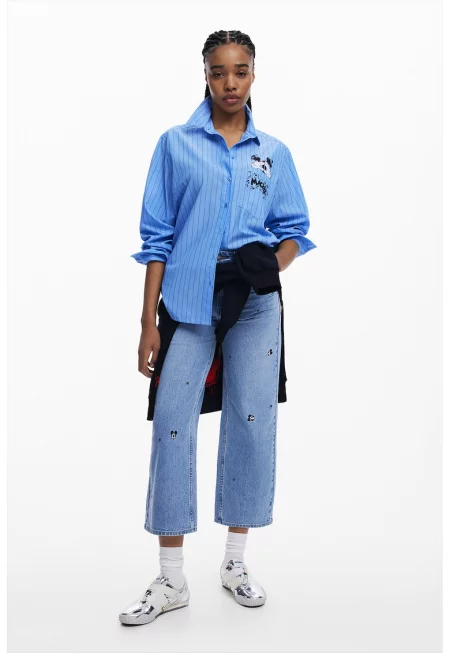 Уголемена риза Mickey с лиосел