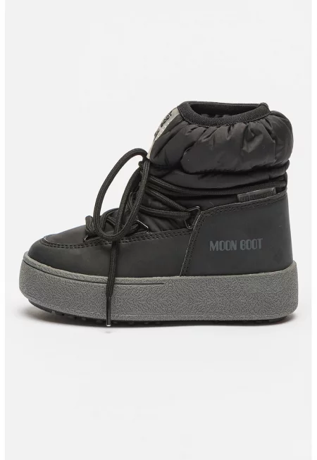 Зимни боти без закопчаване - Черен