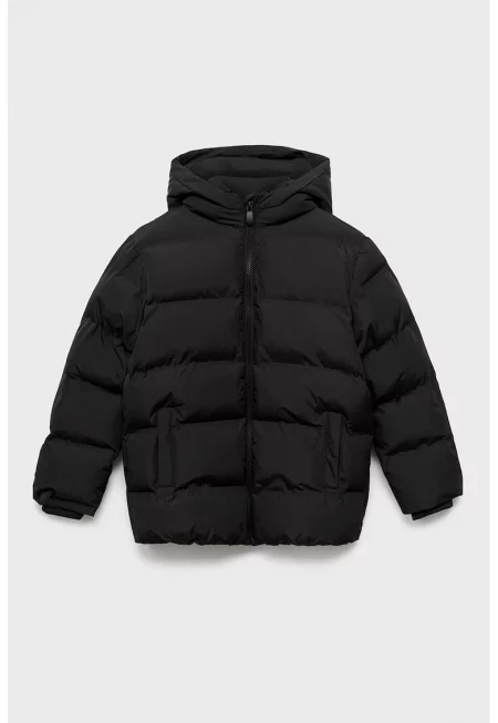 Зимно яке с качулка и странични джобове