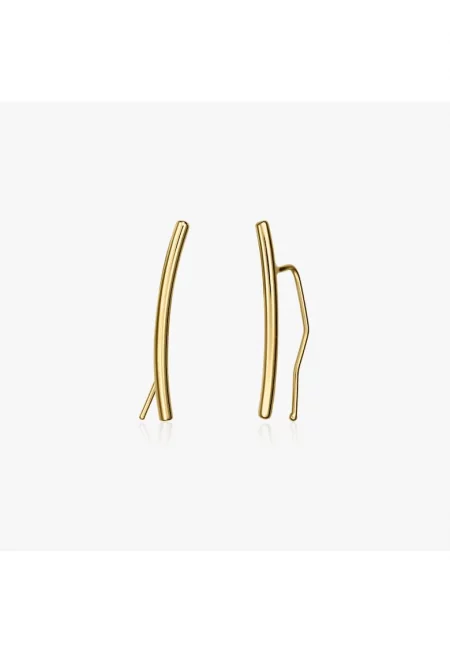 Златни обеци Ear Climber