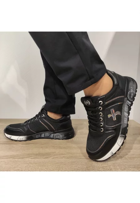 9010 Мъжки обувки Черни - черни