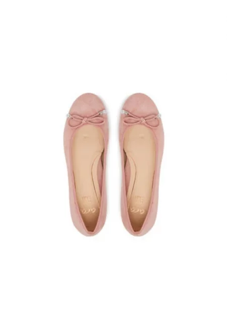 Балерини  12-31324-69 - Естествена кожа - Розов - Розово