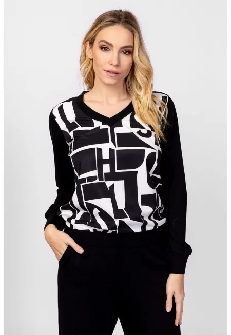 Блуза Calishaw с модал и памук