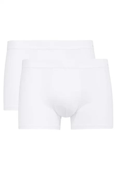 Боксерки с памук - 2 чифта - Бял