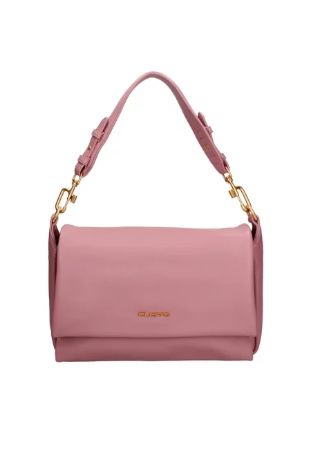 Чанта Eolara Nova с отделящи се презрамки - Тъмнорозов