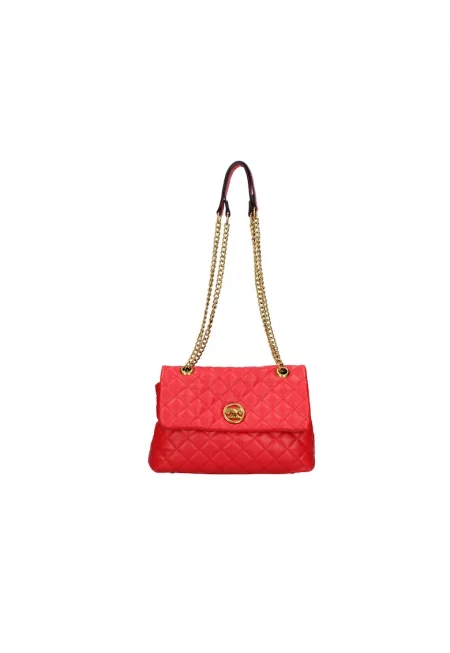 Чанта през рамо от еко кожа - Червен