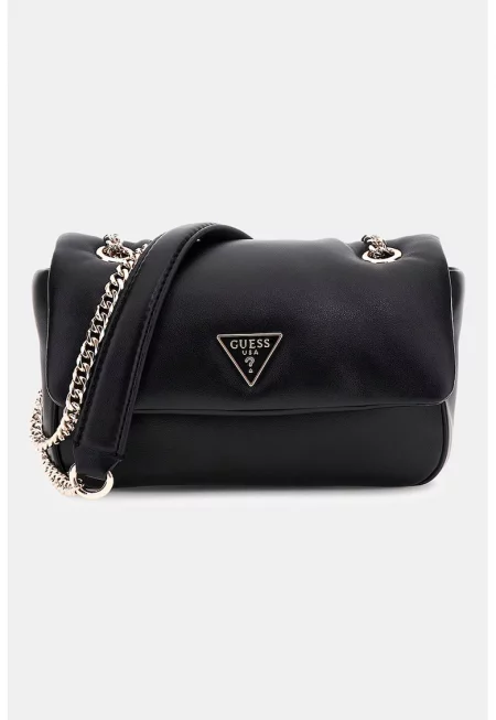 Чанта през рамо с капаче и презрамка тип верижка