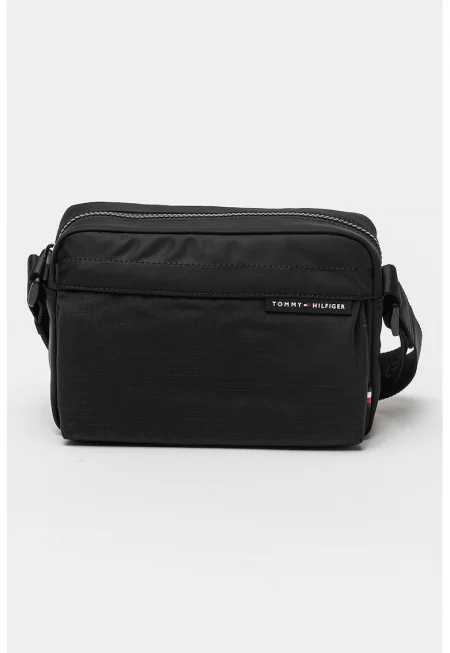 Чанта с лого - Черен