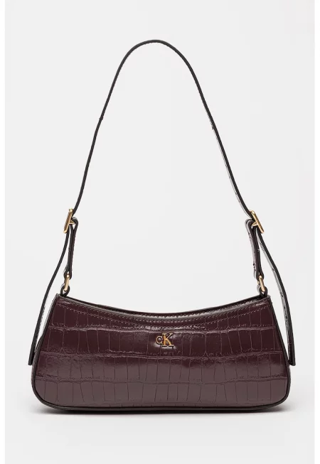 Чанта за рамо от еко кожа с шагрен