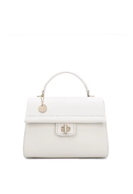 Чанта за рамо от еко кожа - Светло бежово