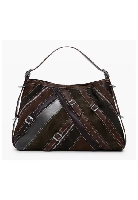 Дамска чанта тип „камила“ 25WAXPAB - Кафяв