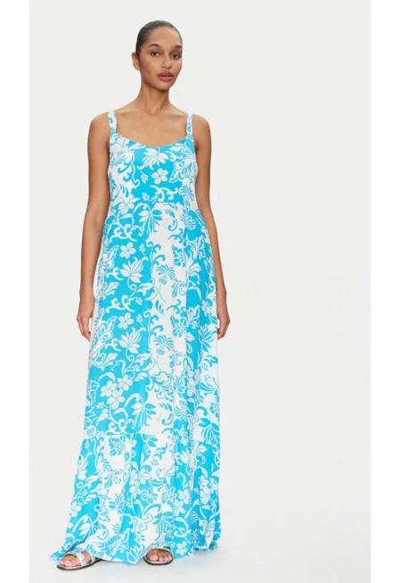 Дамска рокля -  305244833 - Вискоза - Син - Син