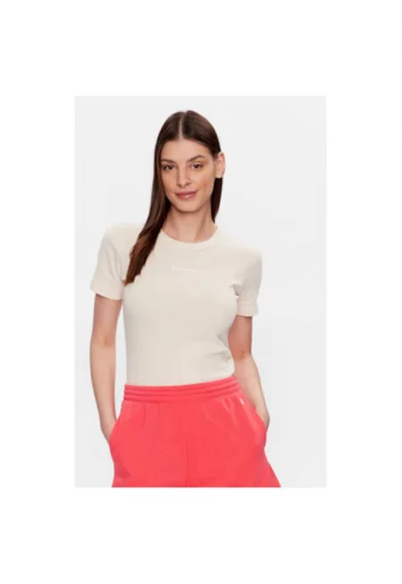 Дамска тениска -  302208487 - Памук - Бежов - Бежов