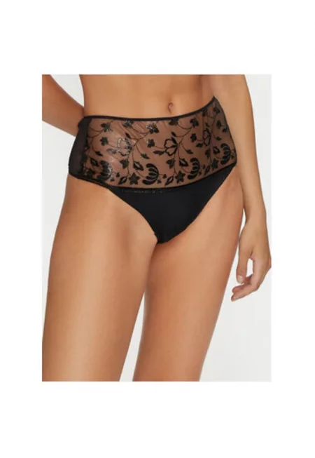 Дамски бикини -  304178771 - Найлон - Черен