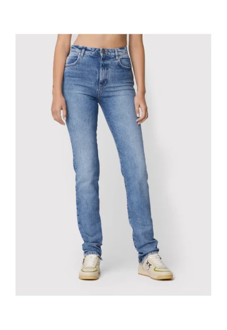 Дамски дънки  модел Slim Fit - син - 25 САЩ
