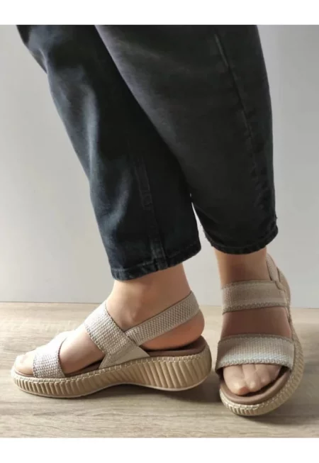 Дамски ежедневни сандали Jana 28760-44 Бежов - Бежов - Бежов