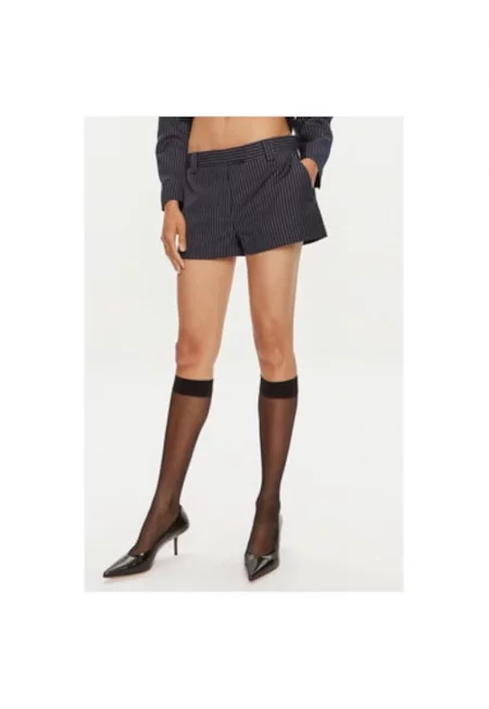 Дамски къси панталони - 2-ри ден - 304354335 - Полиестер/Вискоза - Син - Син