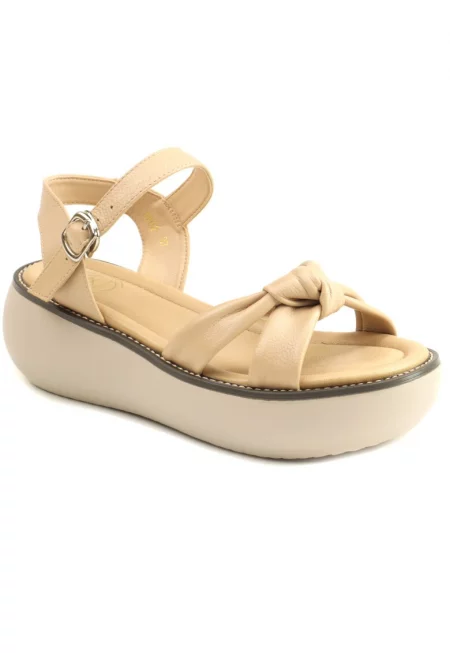 Дамски сандали FF02 - Бежов