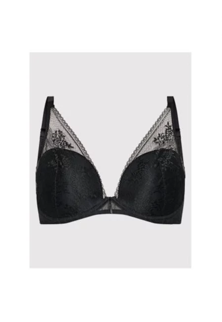 Дамски сутиен -  208842457 - Полиамид/Еластан - Черен - Черен