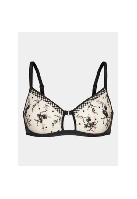 Дамски сутиен -  303815790 - Найлон - Черен - Черен