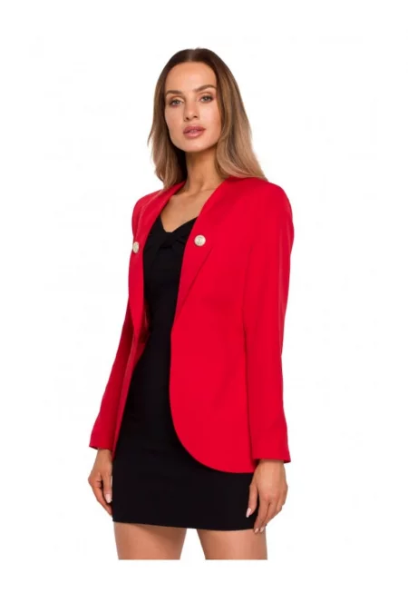 Дамско яке -  Полиестер/Еластан - Червено