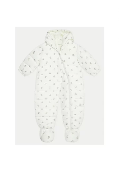 Детски гащеризон -  304522277 - Полиестер - - Бял