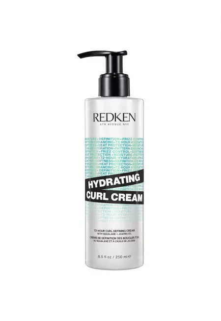 Хидратиращ крем за коса  Hydrating Curl Cream - Със сквалан и масло от жожоба - За къдрава и много къдрава коса - 250 мл