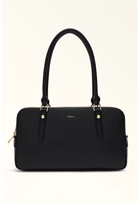 Кожена чанта Boston - Черен