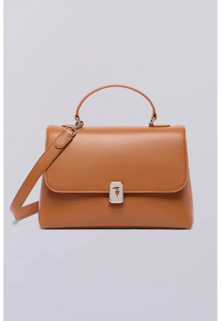 Кожена чанта с допълнителна презрамка