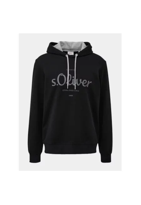 Мъжка блуза -  304108372 - Памук/Полиестер - S INTL - Черна