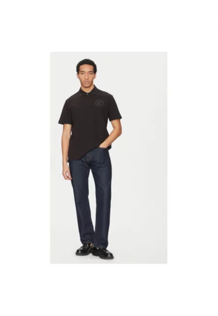 Мъжка тениска -  304865152 - Памук - Черен - Черен