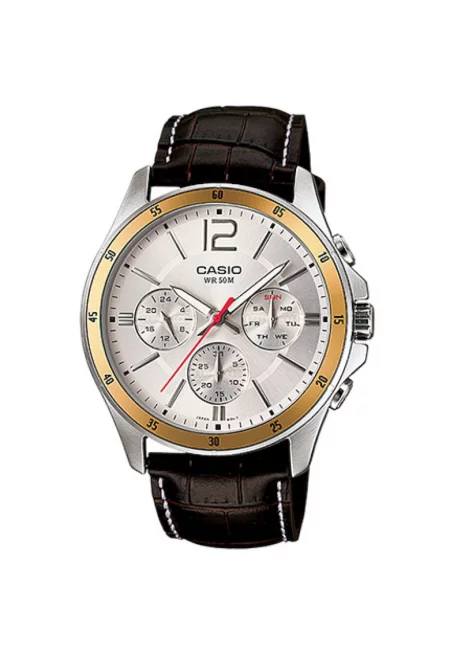 Мъжки часовник  Enticer MTP-1314D-2A - Сребро