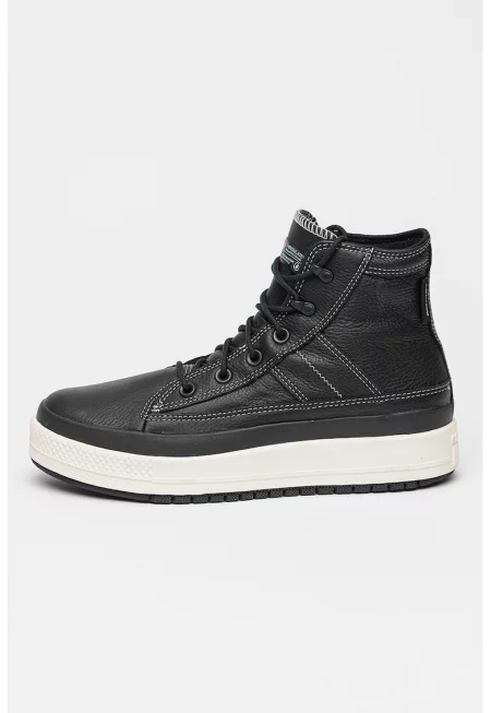 Непромокаеми кожени спортни обувки Chuck Taylor All Star Equip - Черен