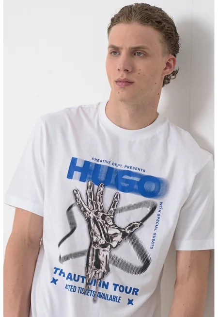 Памучна тениска с лого