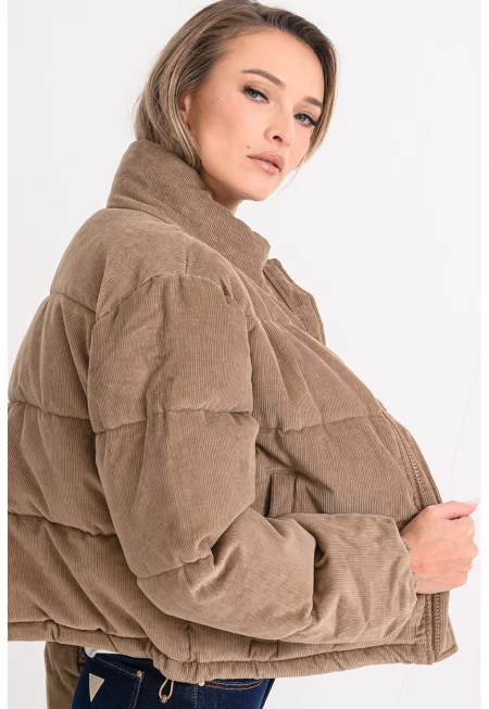 Подплатено зимно яке с висока яка