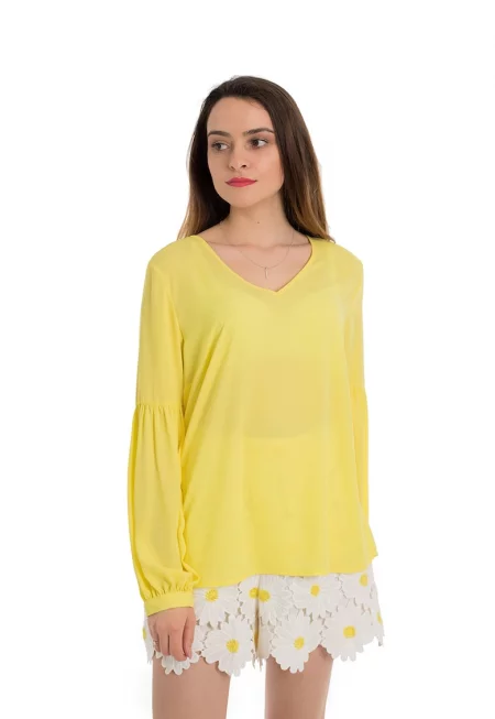 Прозрачна блуза Giulia с шпиц