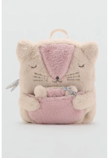 Пухкава раница с несесер