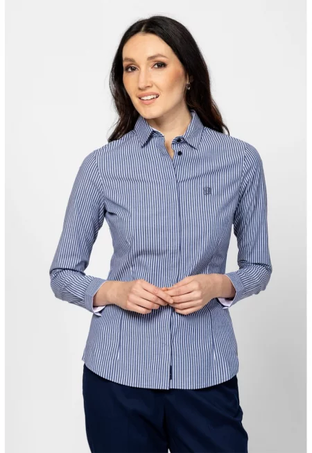 Риза Romin с дълги ръкави и яка