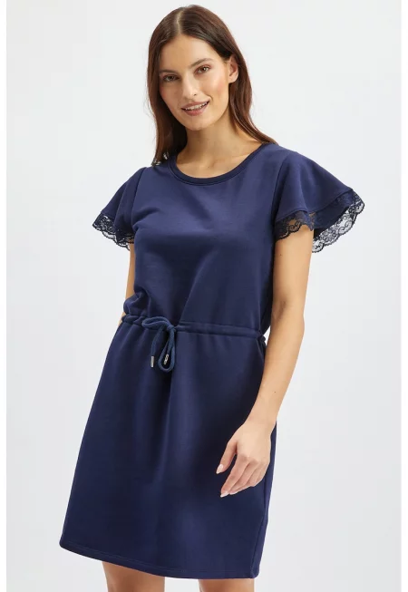 Рокля с къси ръкави